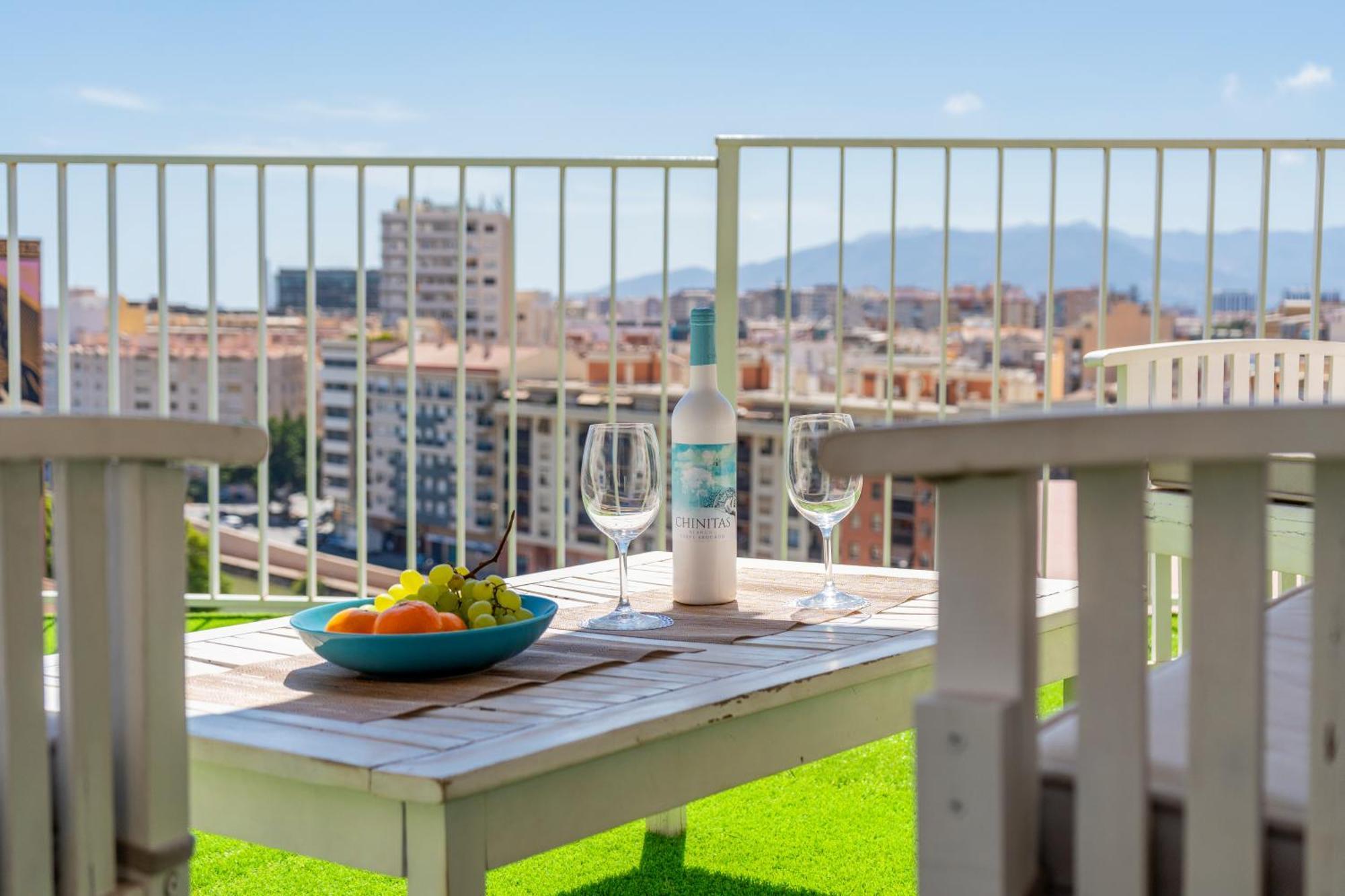 Sea Views Penthouse City Center Màlaga Exteriér fotografie