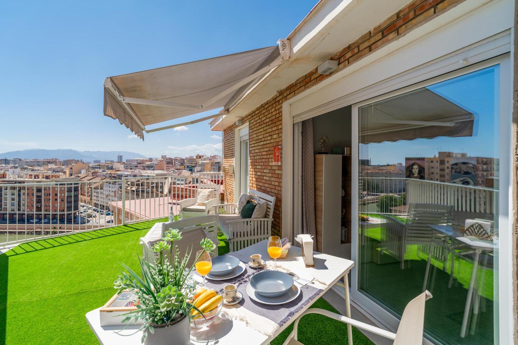 Sea Views Penthouse City Center Màlaga Exteriér fotografie